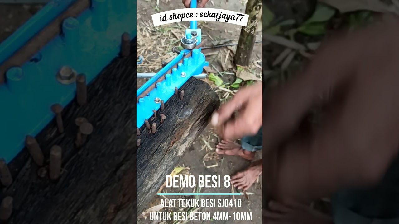 Alat Tekuk Besi Beton 8 mm SEKARJAYA77 Untuk Penekuk besi Beton Begel / Kolom