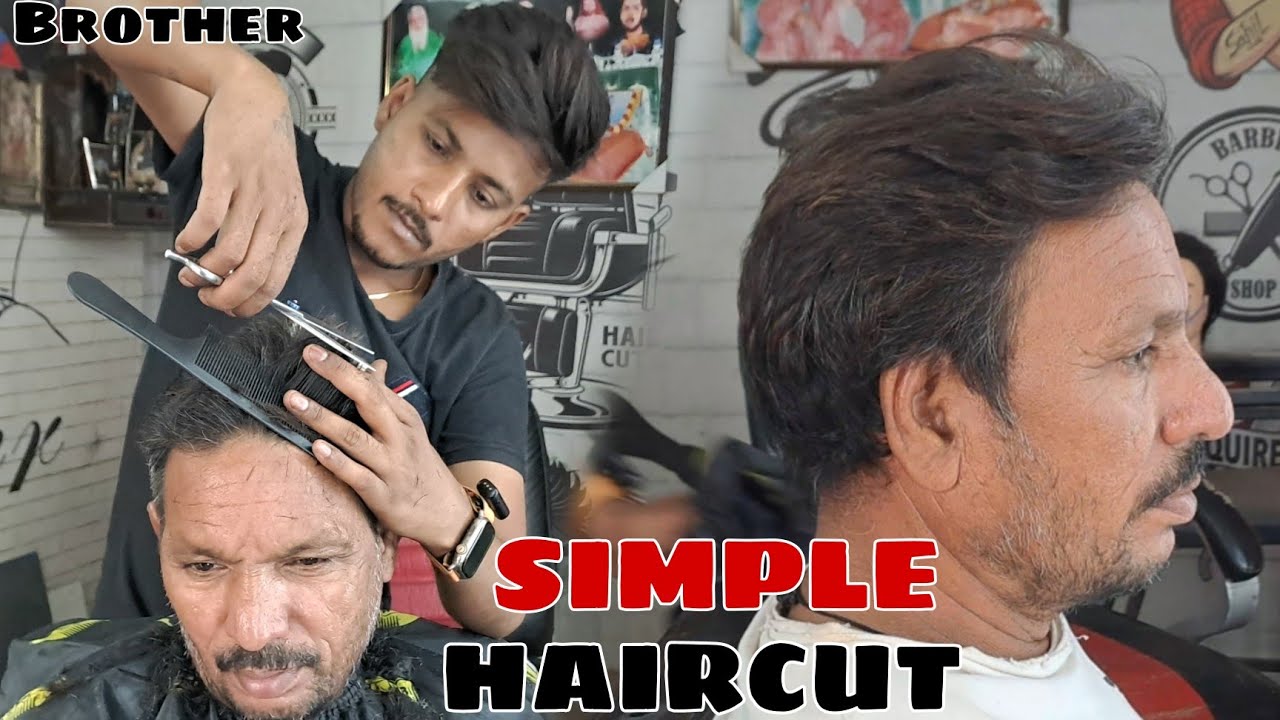 Simple Haircut - with Scissor Sound | Ajay Barber
