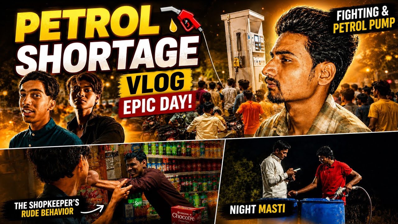 Petrol Khatam 😨 Whole City In Panic | Crazy Vlog