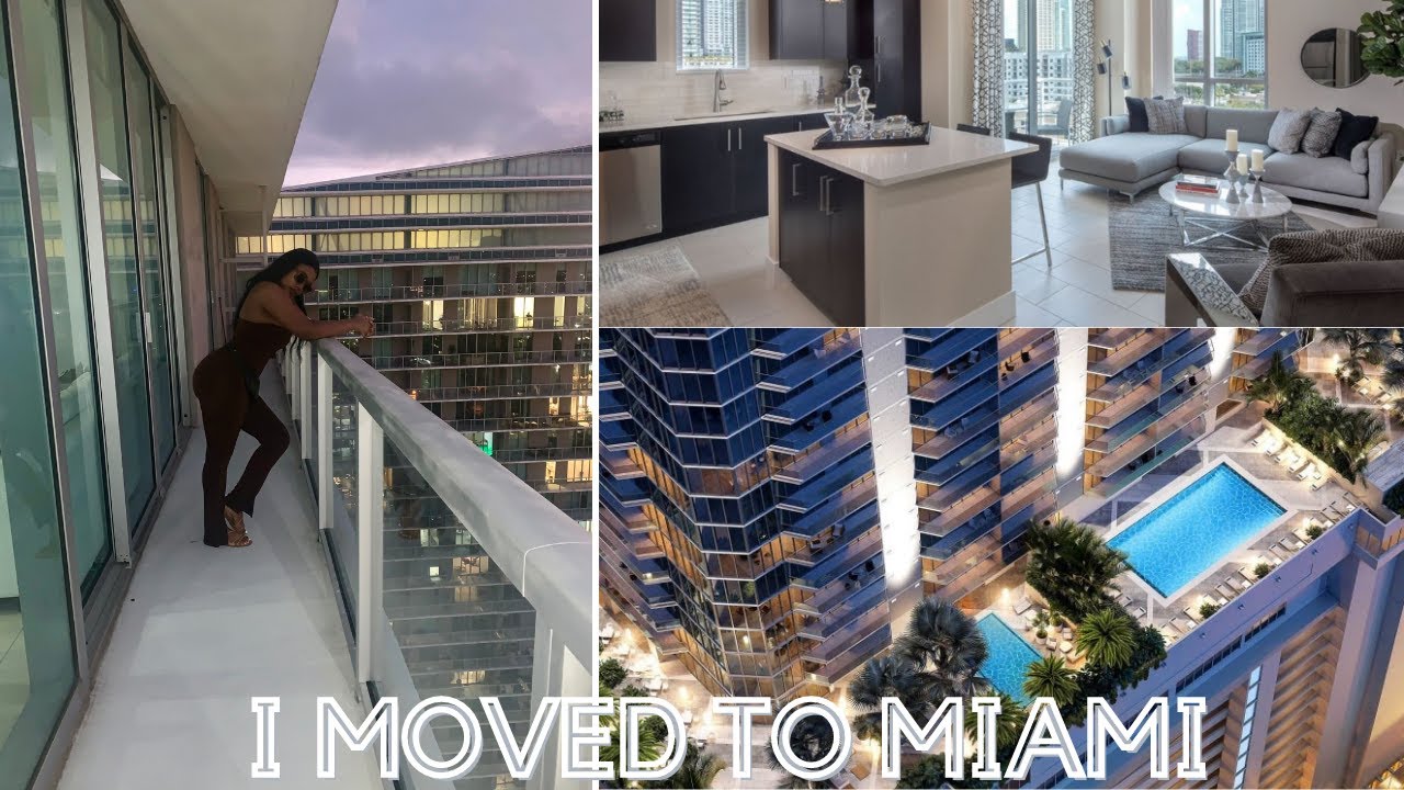 Moving to MIAMI 2021 | Empty HIGH RISE APARTMENT TOUR |  Moving to Florida during COVID | Tips