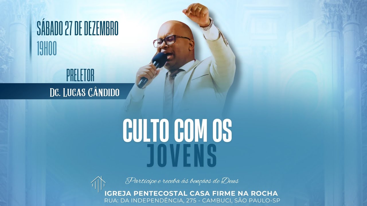 Culto Ao-Vivo l Sábado Com Os Jovens l @IPCROFICIAL