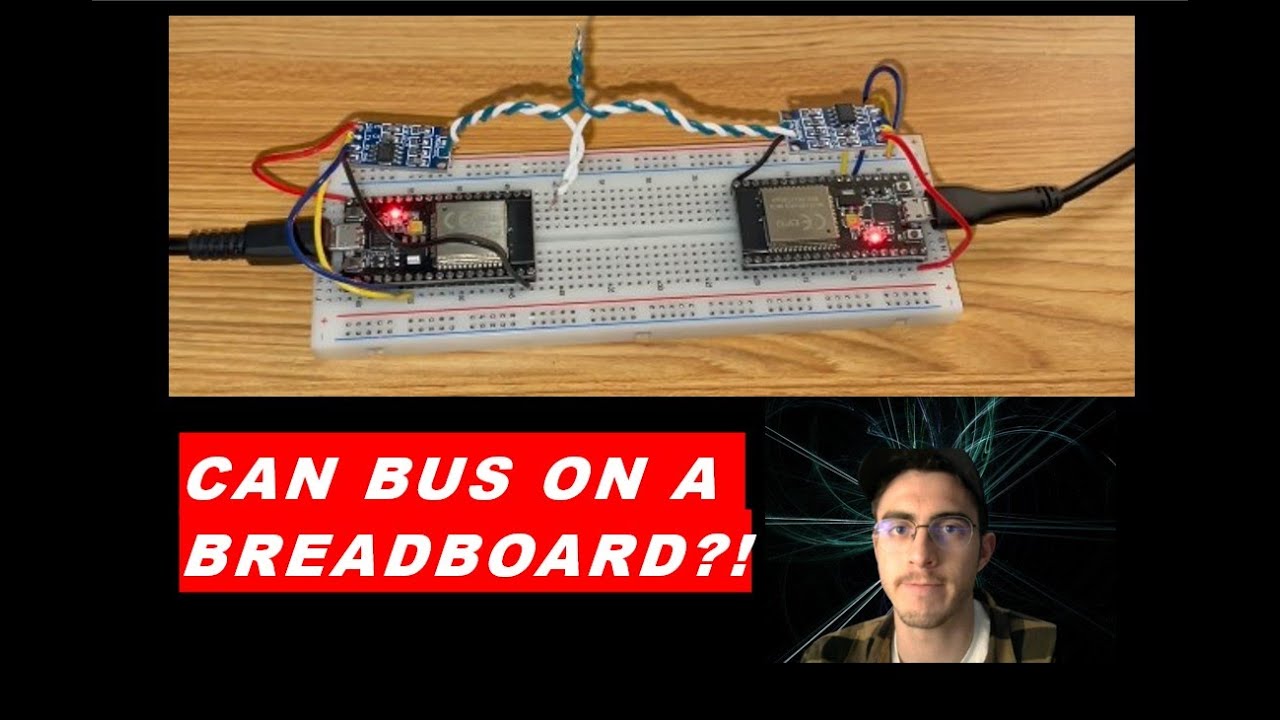 Создание CAN-шины на макетной плате с двумя микроконтроллерами ESP32!