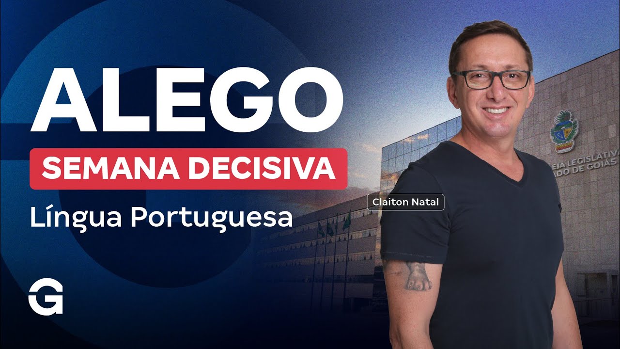 Concurso ALEGO | Semana Decisiva: Língua Portuguesa