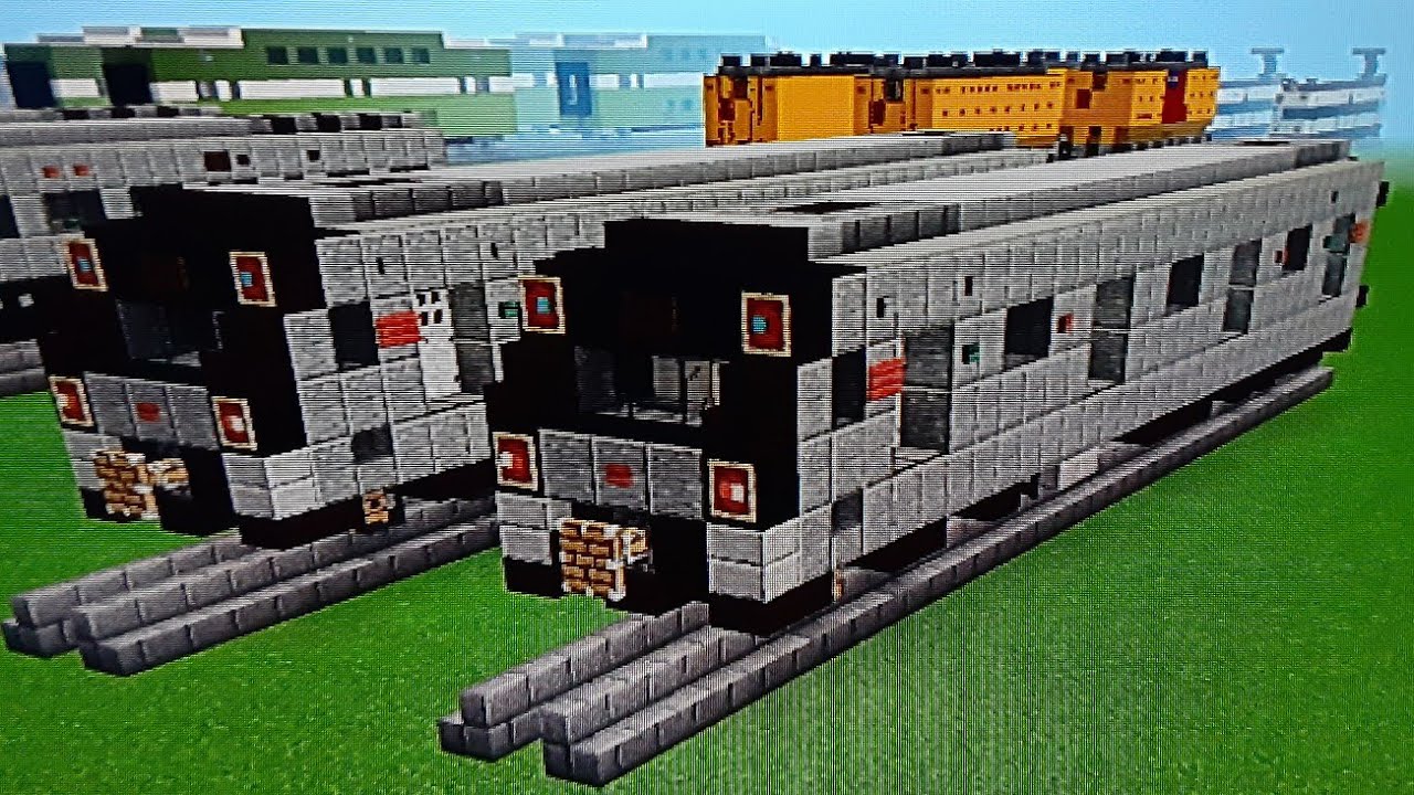 Minecraft TTC Bombardier Toronto Rocket Subway Train Tutorial