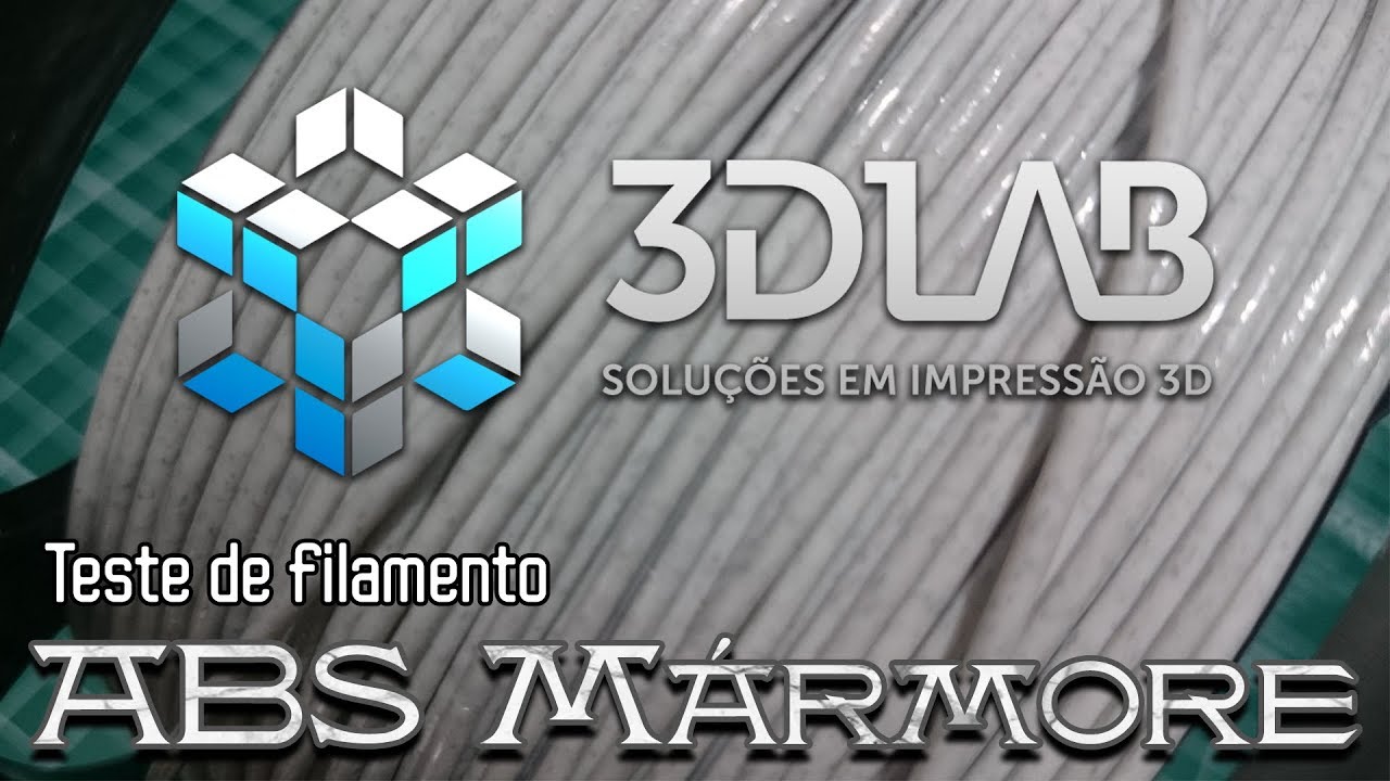 Teste de filamento!! ABS Mármore 3D Lab