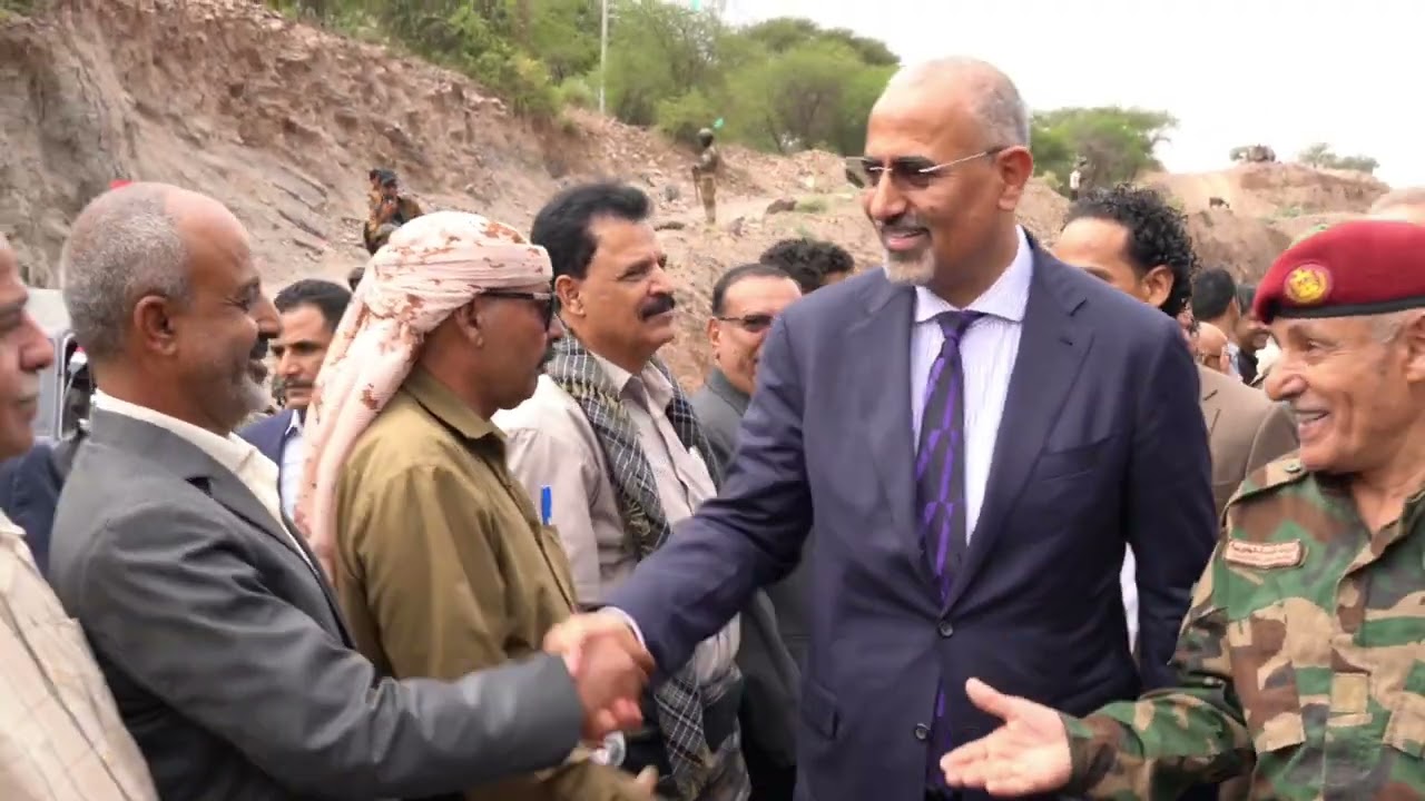 استقبال الرئيس القائد عيدروس الزُبيدي في محافظة الضالع 