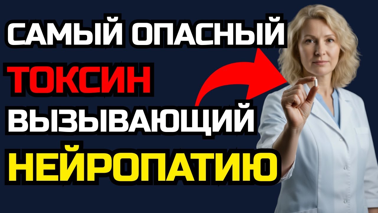 Врачи раскрывают токсин, который вредит нервам, вызывает нейропатию и делает вас зависимым!