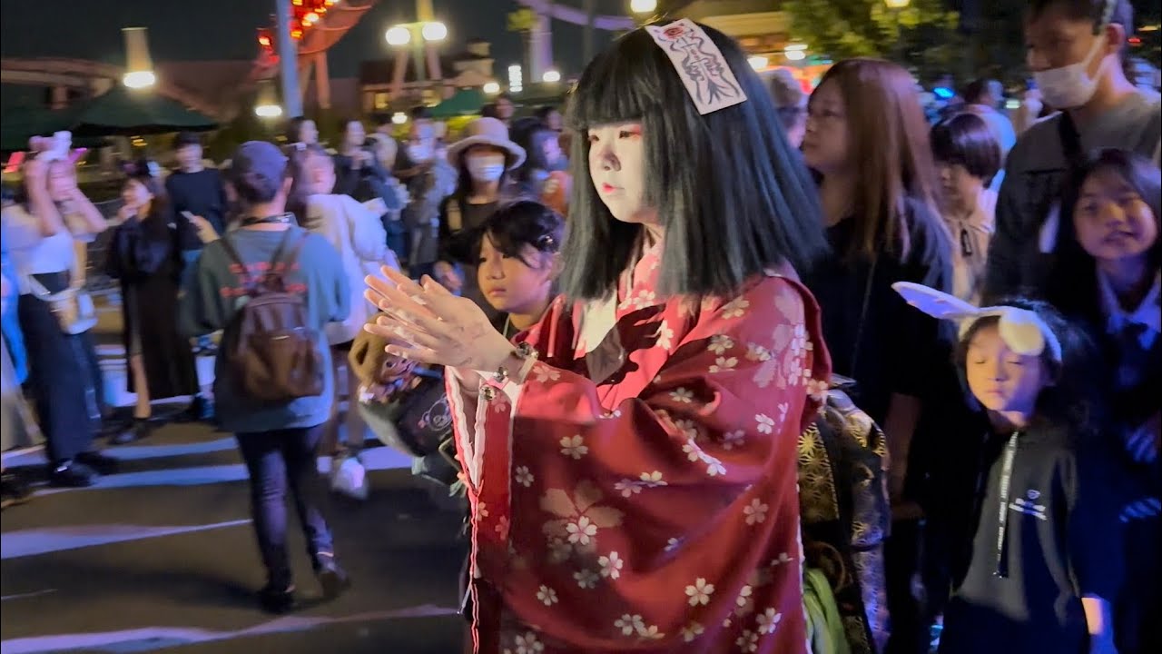 【USJホラー・ナイト2024】呪いの日本人形　ポゼッスド・プレイシングス　Possessed Playthings 2024/10（4K HDR 60fps）