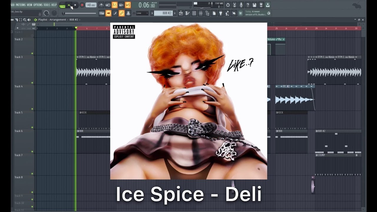 [Remake] Ice Spice - Deli - Instrumental - How to make FL STUDIO