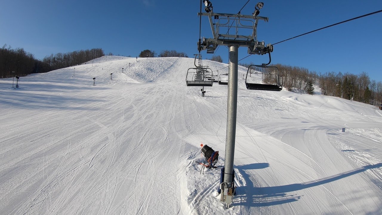 Meadows Doppelmayr CTEC Quad 2.0 at Boyne Mountain