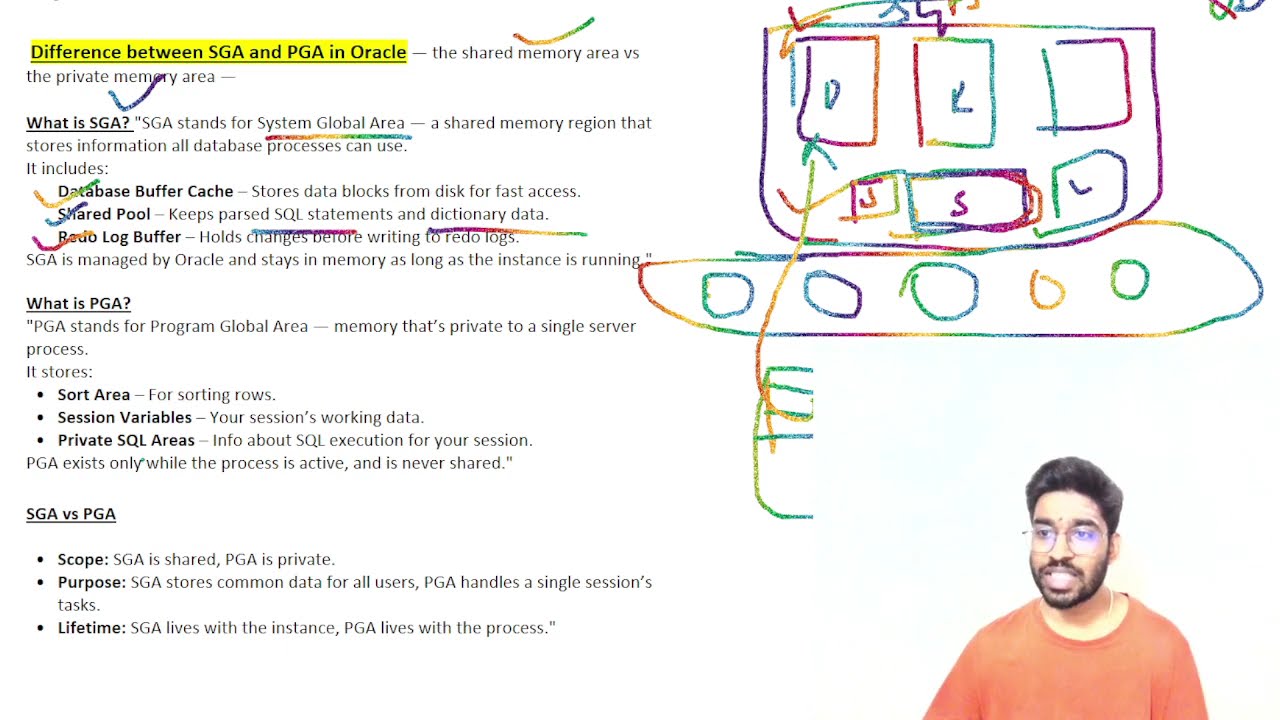 19th Random Oracle DBA Q&A “Oracle DBA Basics Made Simple – Understand SGA vs PGA in Minutes!”