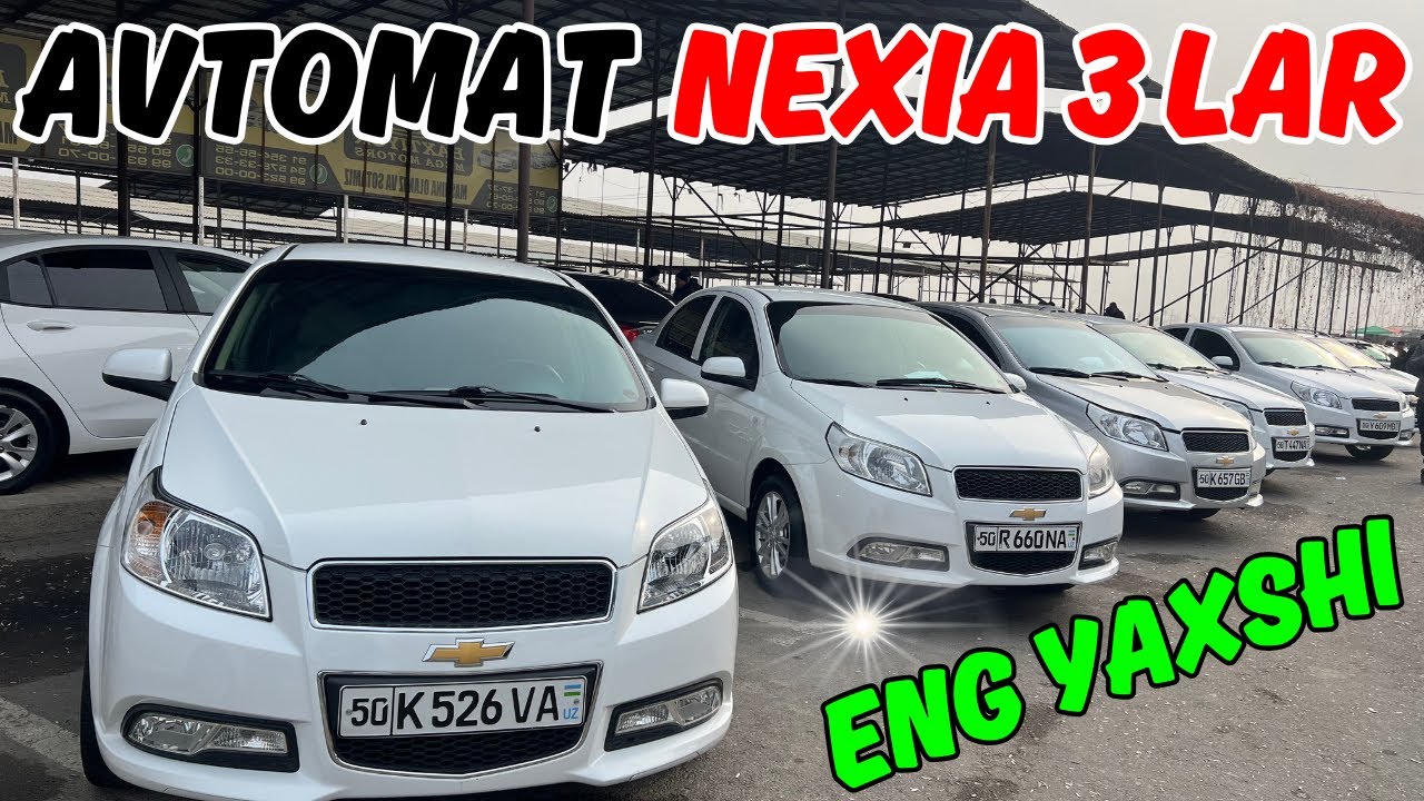 Ko'proq AVTOMAT Nexia 3 narxlari | Namangan Mashina Bozori Nexia 3 narxlari 07.12.25