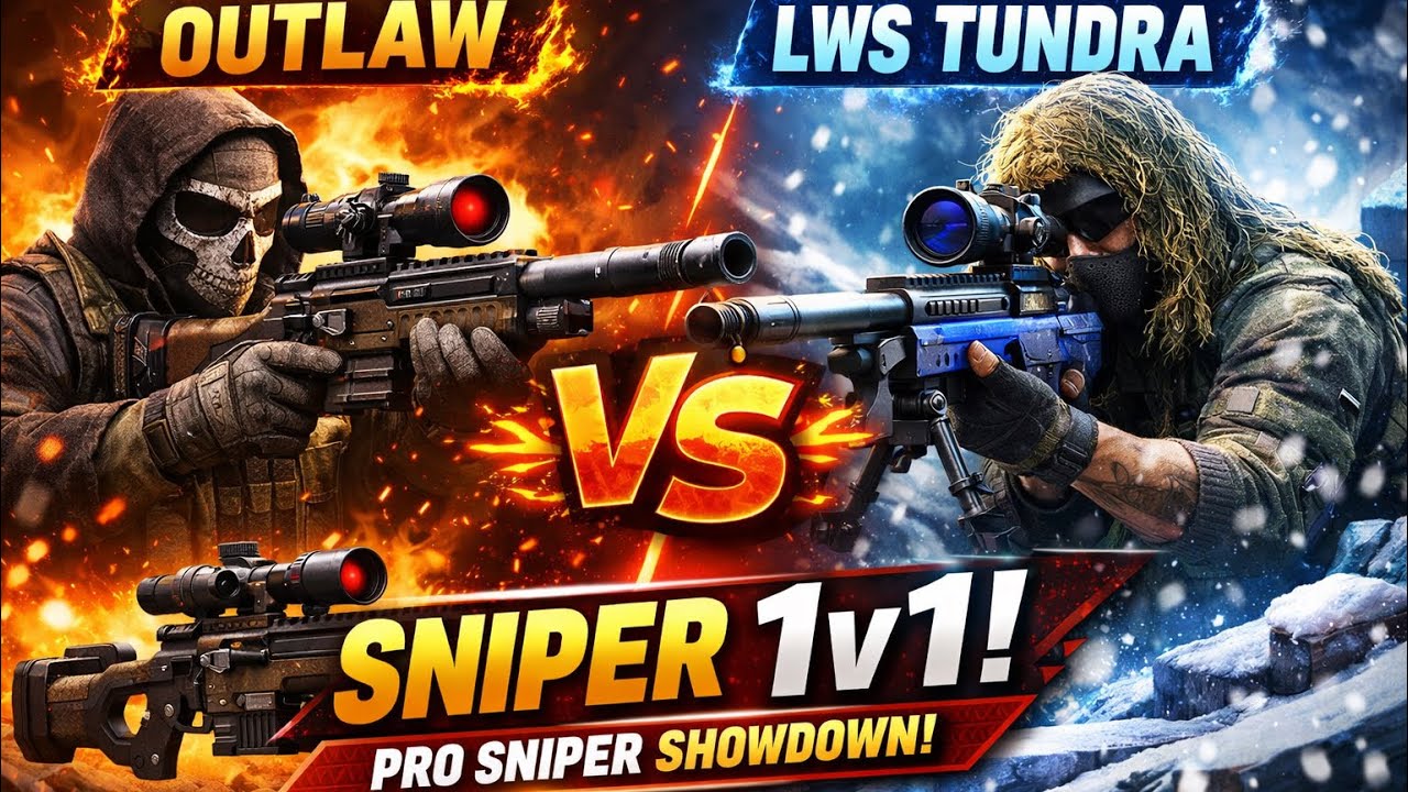 Outlaw vs Tundra 1v1 with a pro sniper (don’t miss the end 😇)