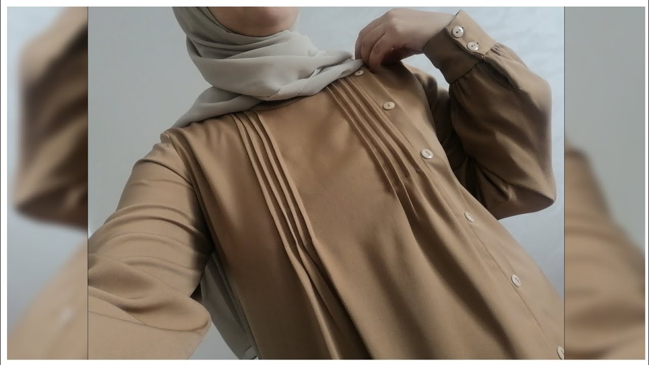 طريقة عمل طيات ومرد مقفل بالأزرار / تقنيات الخياطة للمبتدئين Sewing Techniques For Beginners
