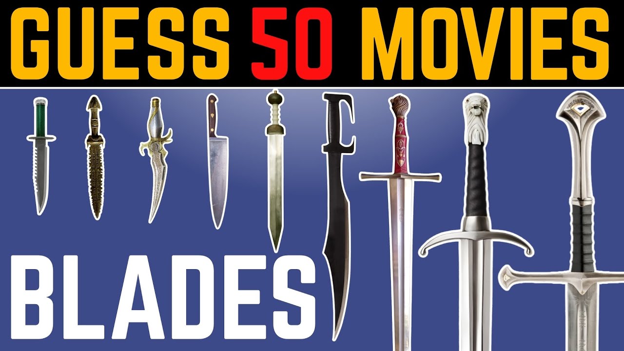 Swords, Knives and more! Can you guess these Blades from Film and Television? | Movie Quiz