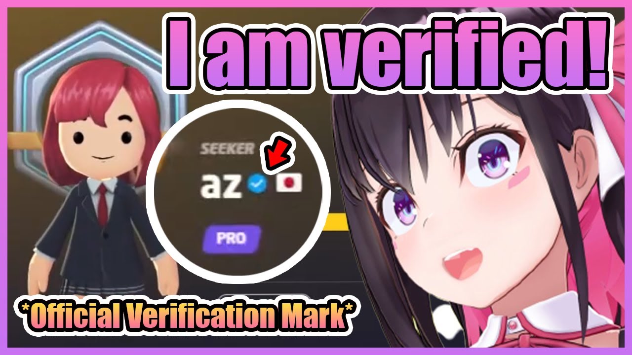 Just AZKi Cutely Bragging About Her Official Geoguessr Verification Mark【Hololive】