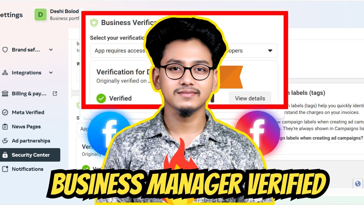 How to Verify Your Facebook Business Manager in 2025 | ফেসবুক বিজনেস ম্যানেজার ভেরিফাই ২০২৫