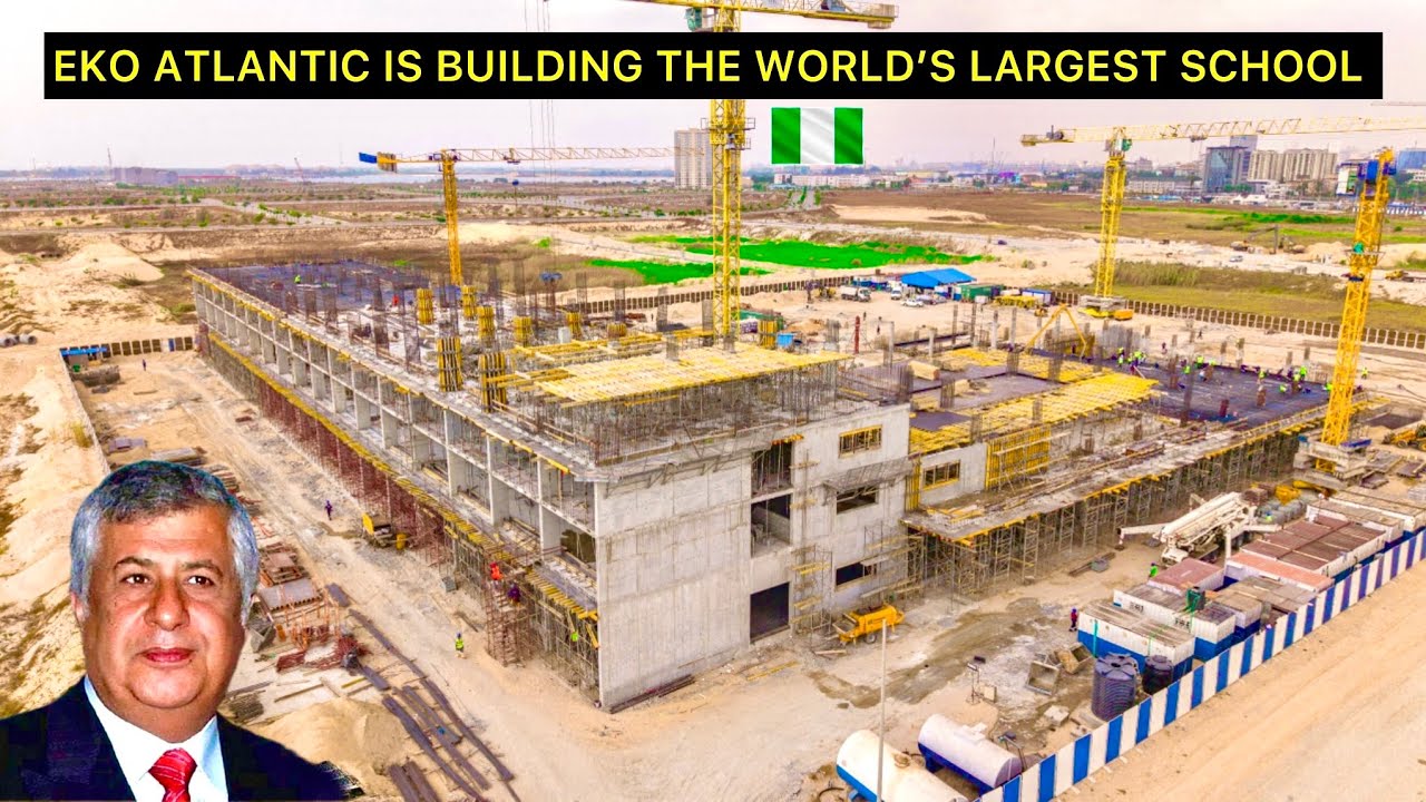 Inside A $100M SCHOOL PROJECT In EKO ATLANTIC CITY LAGOS, NIGERIA 🇳🇬 #nigeria #africa 