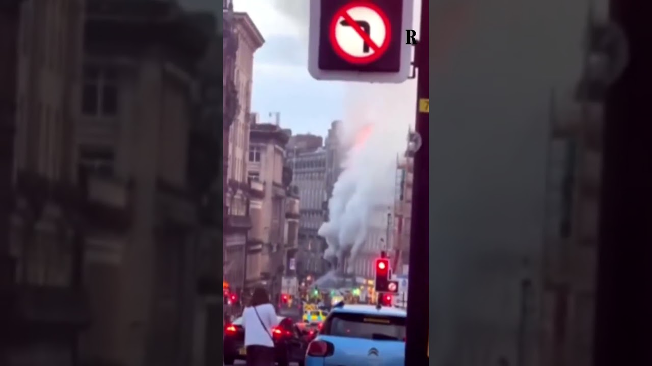 A Glasgow, in Scozia, scoppia un incendio in un negozio di sigarette elettroniche