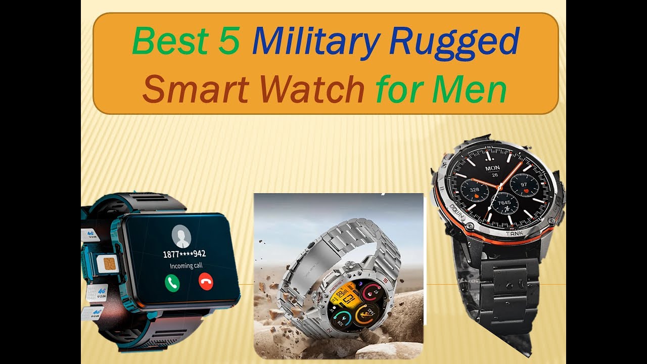 ✅ Best Military Rugged Smart Watch for Men .| Top 5 Best Military Rugged Smart Watch for Men.