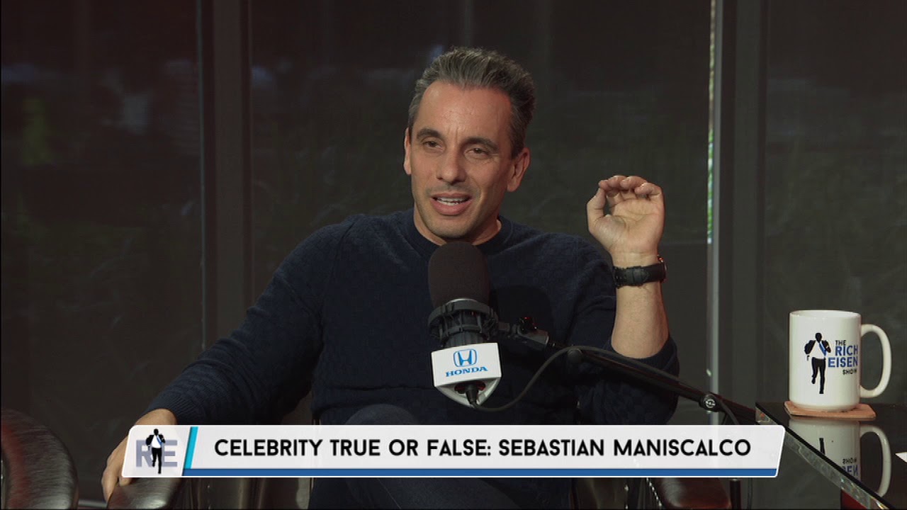 Actor Sebastian Maniscalco plays Celebrity True or False | The Rich Eisen Show | 11/7/18