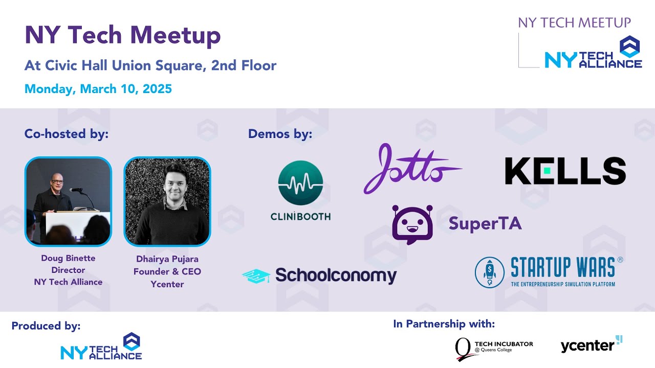 NY Tech Meetup - Monday, March 10, 2025