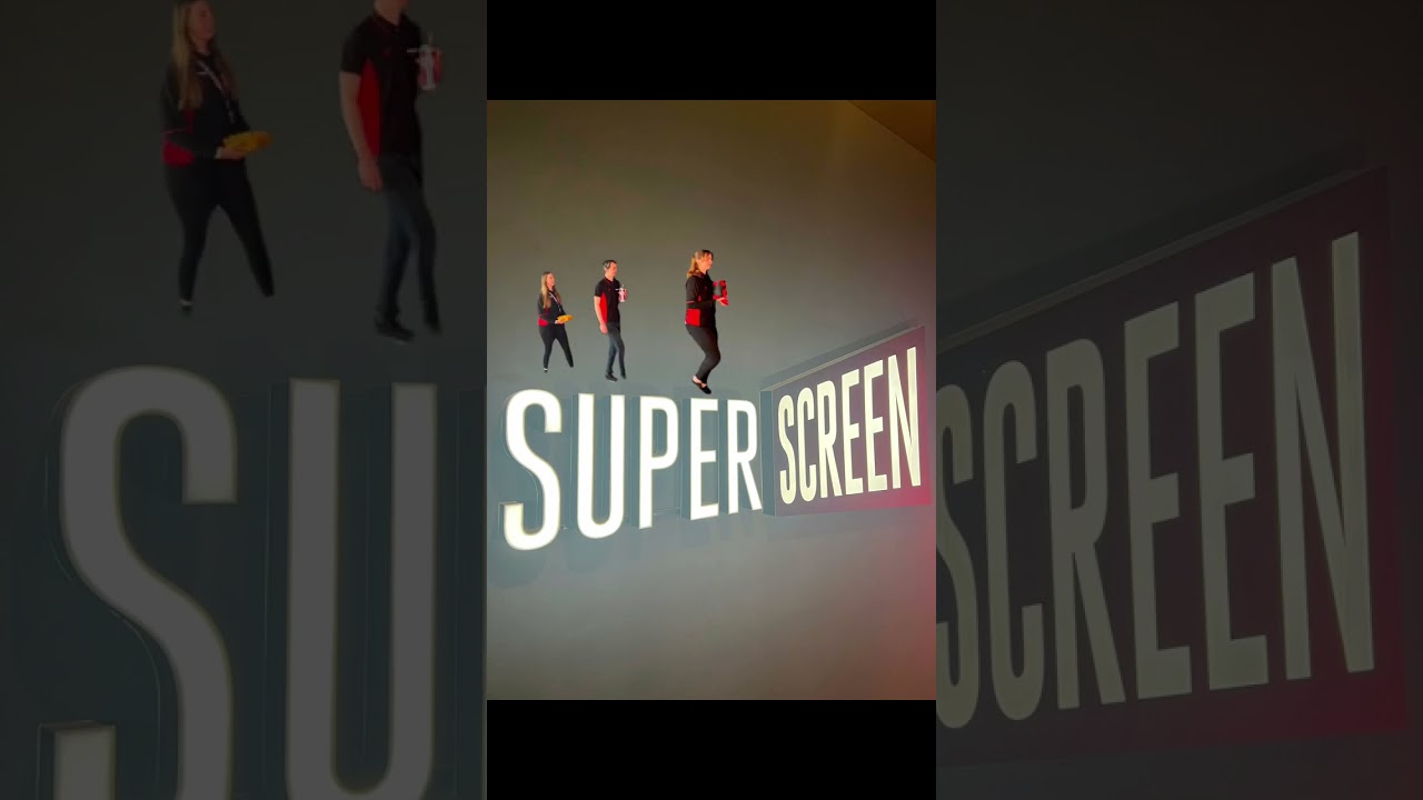 tiny people on a SUPERSCREEN, who&rsquo;s seeing Ant-Man this week? 🐜