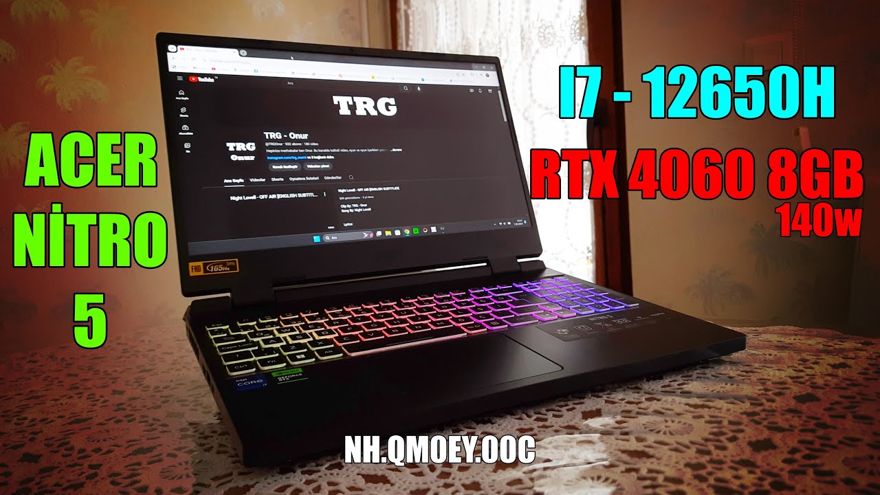 ACER NITRO 5 - AN515-58-73T7 / RTX 4060 8GB (140W), I7 - 12650H, 32GB / KUTU AÇILIMI + İNCELEME