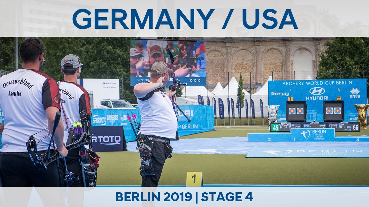 Germany v USA – compound men's team bronze | Berlin 2019 World Cup S4