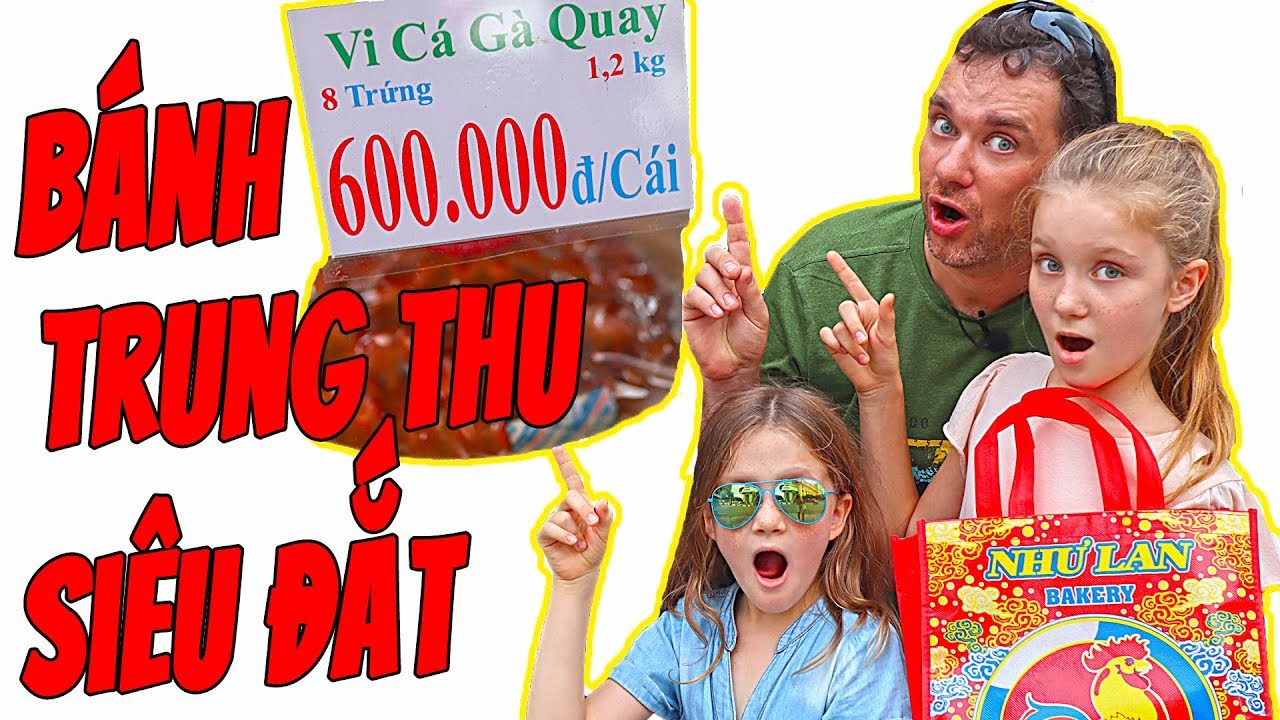 Bánh Trung Thu Siêu Đắt Tiền | Ẩm thực Việt Stefi & Emi Food Vlog