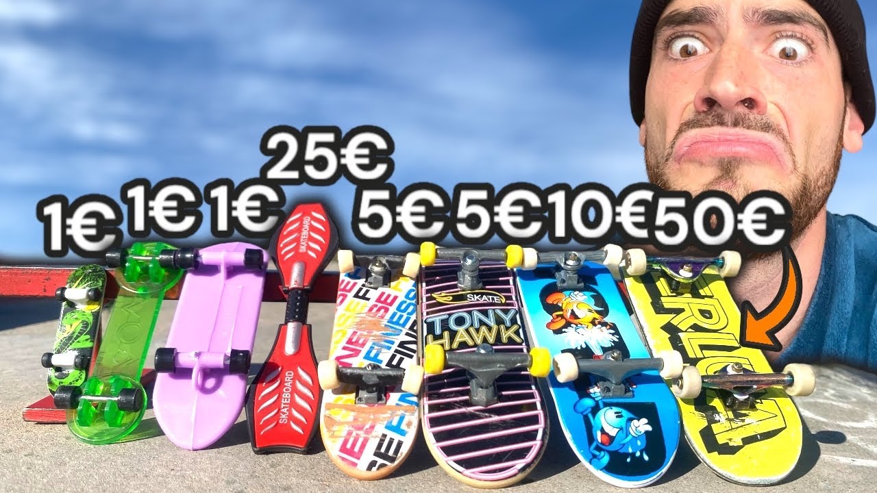 ❌ FINGERBOARD 1€ vs 50€ ¿CUAL ES MEJOR? ✅
