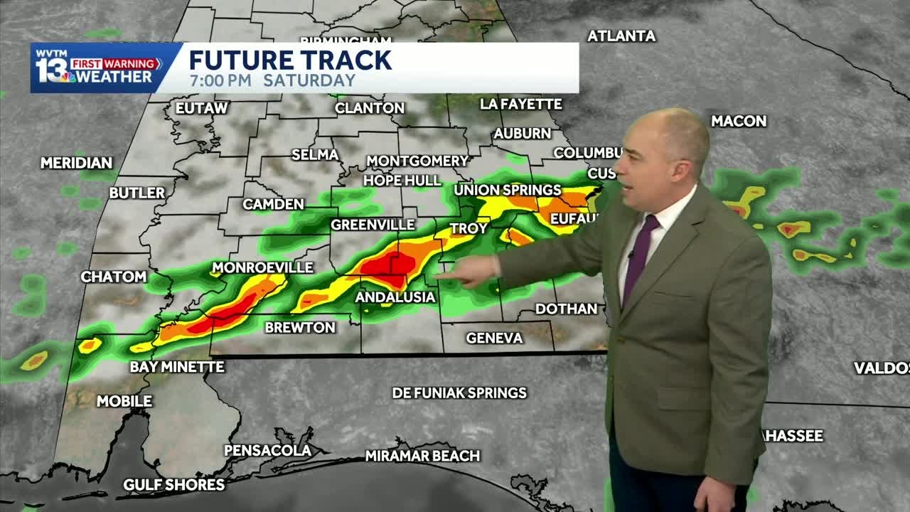 Strong storms and an Arctic blast in Alabama's weekend weather forecast