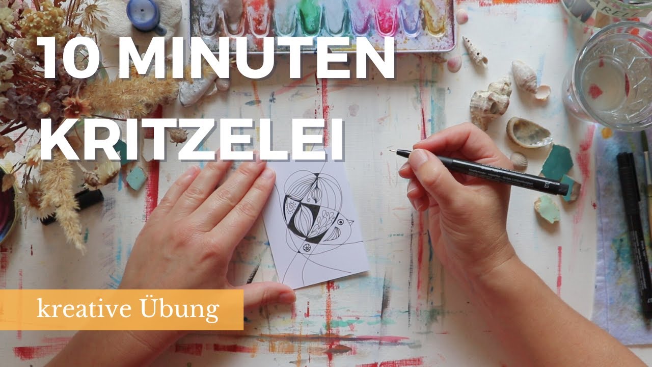 Mini Zeichenübung für den Alltag | Fineliner Muster