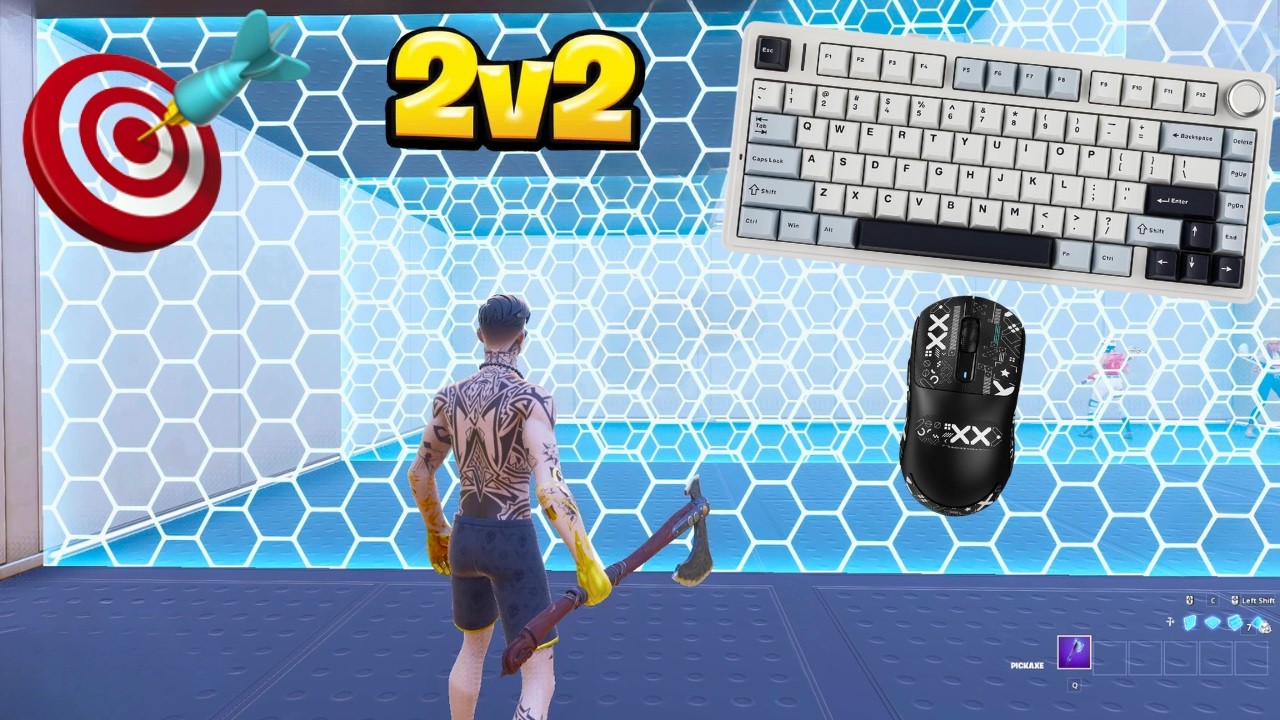 Fortnite 2v2 Piece Control😍 AULA F75 ASMR💤