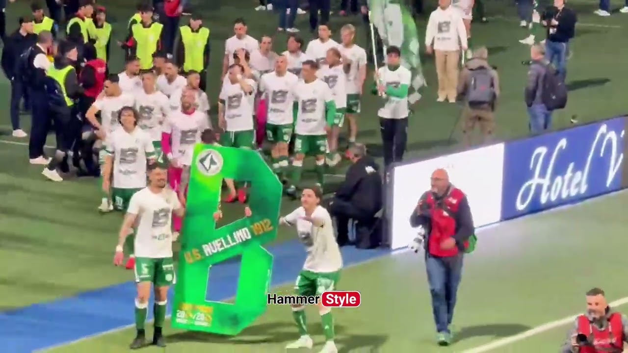 Avellino in Serie B, la festa promozione dei tifosi biancoverdi al 