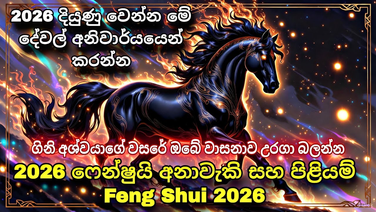 2026 ඔබේ ජීවිතය වෙනස් වෙයිද? ෆෙන්ෂුයි පවසන රහස් Feng Shui 2026 Sinhala #fengshui #sinhala #astrology