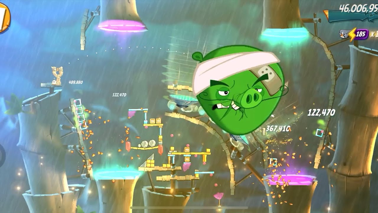 Angry Birds 2 Daily Challenge 3-3-4 Bomb's Blast 09102022 AB2 3 stars. Bonus Bomb Card. Used Gems.