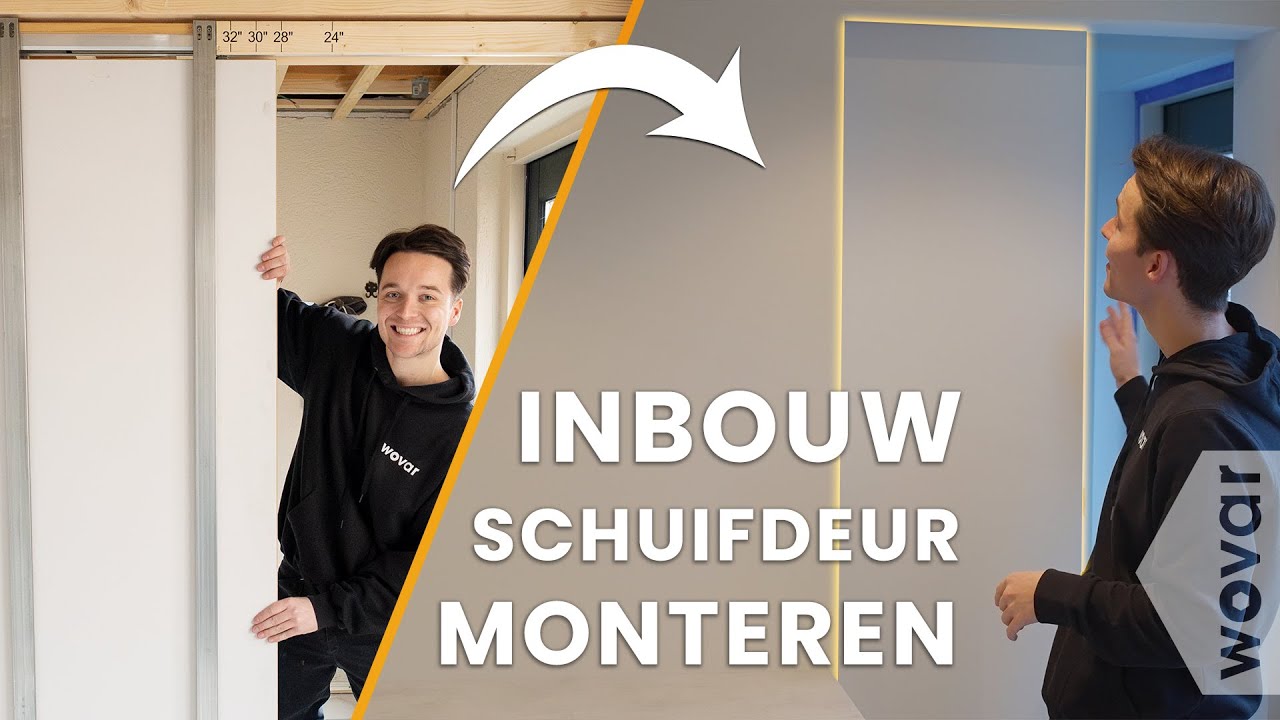 Schuifdeursysteem met soft close inbouwen | Kamerafscheiding