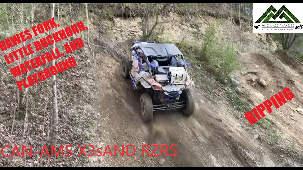 MINE MADE ADVENTURE PARK AND OUTLAW TRAILS WITH X3 OUTSIDERS APRIL 4 2020