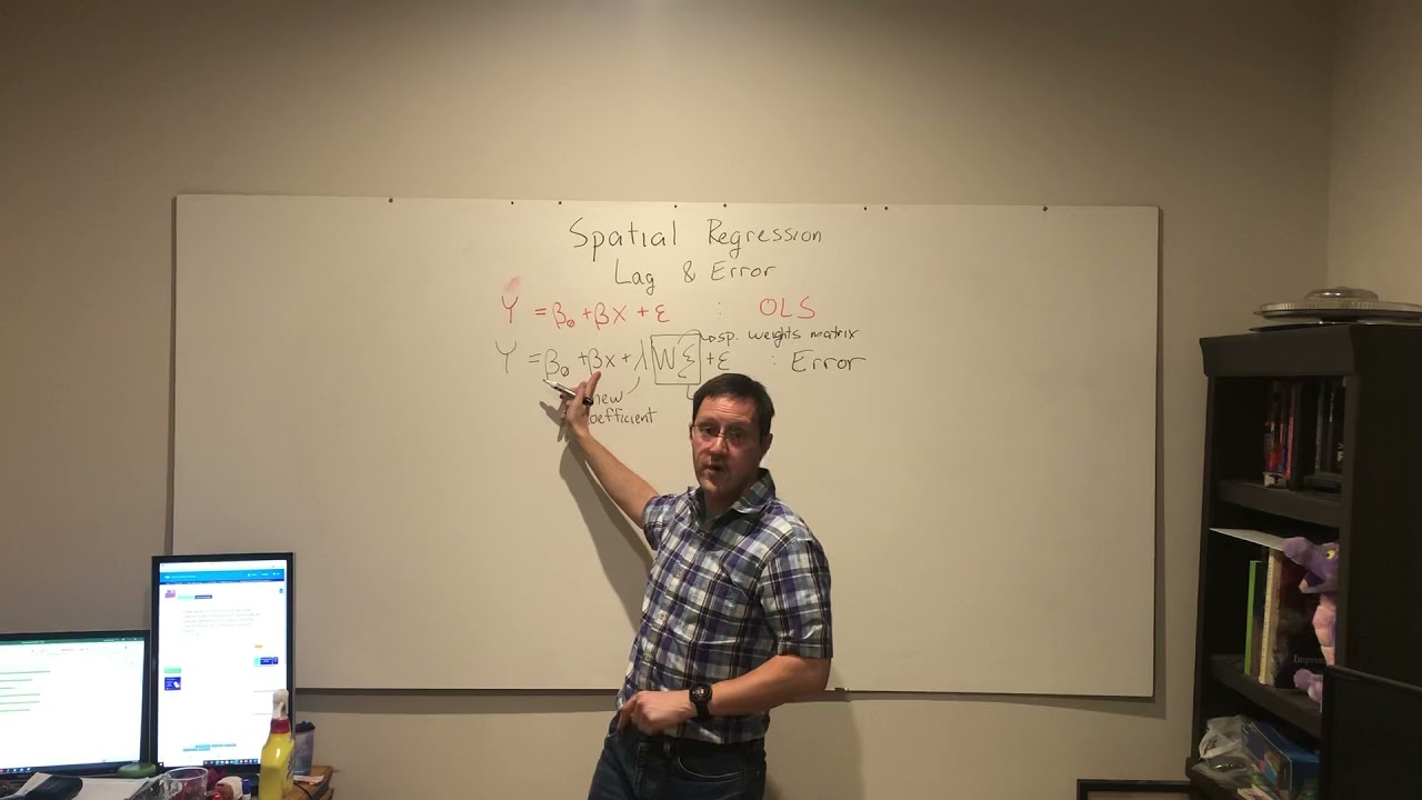 Spatial lag and error regression