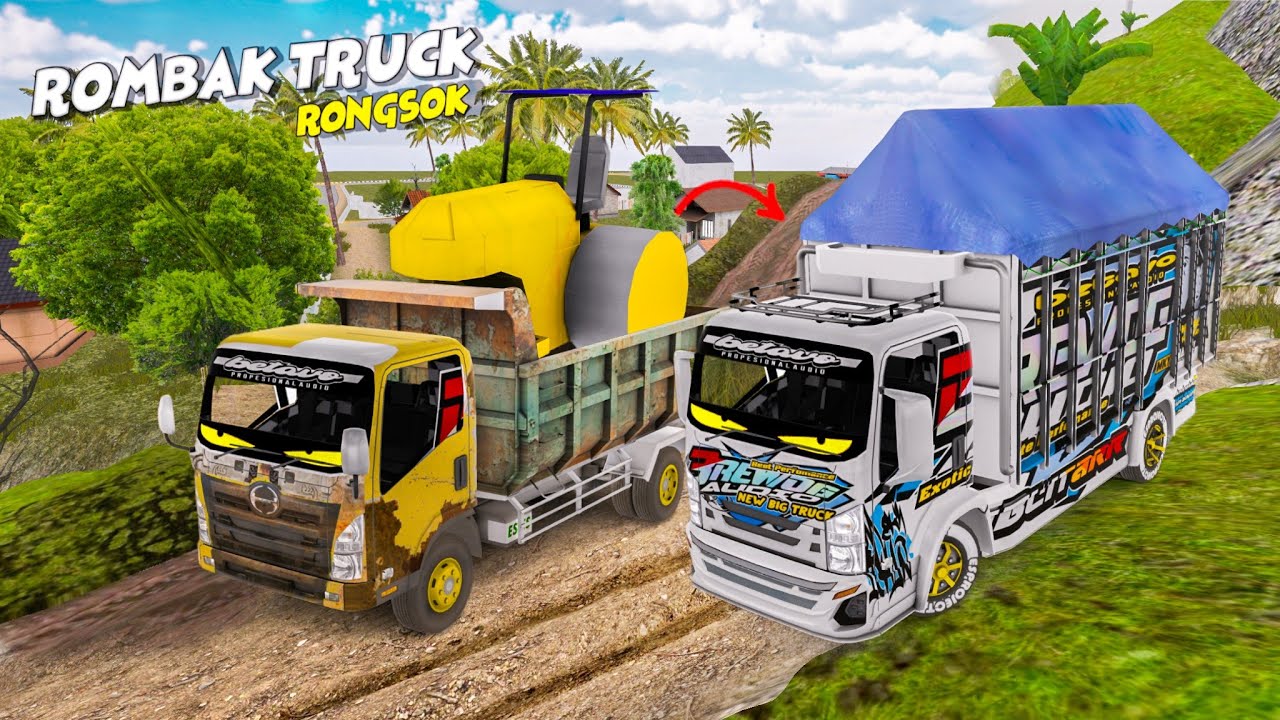 Rombak Truck Rongsok Jadi Truck Brewok Audio Keren!🔥ES Truck Simulator ID