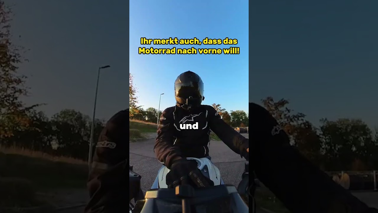 Motorrad richtig anfahren! 🤔 Anfahren Tutorial #motorrad #motovlog