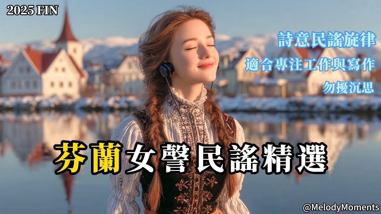【芬蘭的靜謐詩聲】沉浸於女聲民謠之境｜2025 北境詩意 × 專注閱讀 × 靜心陪伴 🎧 MelodyMoments #北境民謠 #靜心女聲 #閱讀音樂 #高品質BGM #放鬆歌單 #Chill民謠