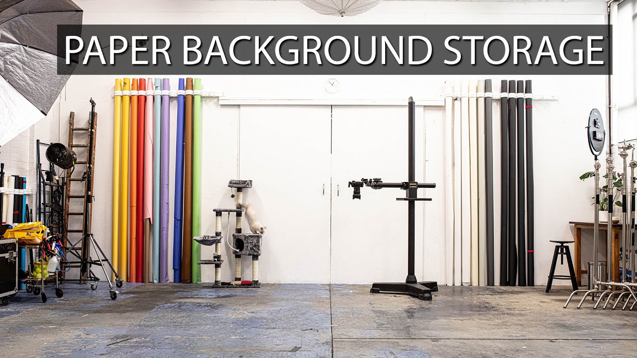 How to Store Photography Paper Backgrounds