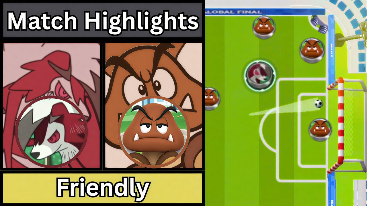 Midnight Lycanroc vs Paragoomba | Character Soccer Friendly Highlights