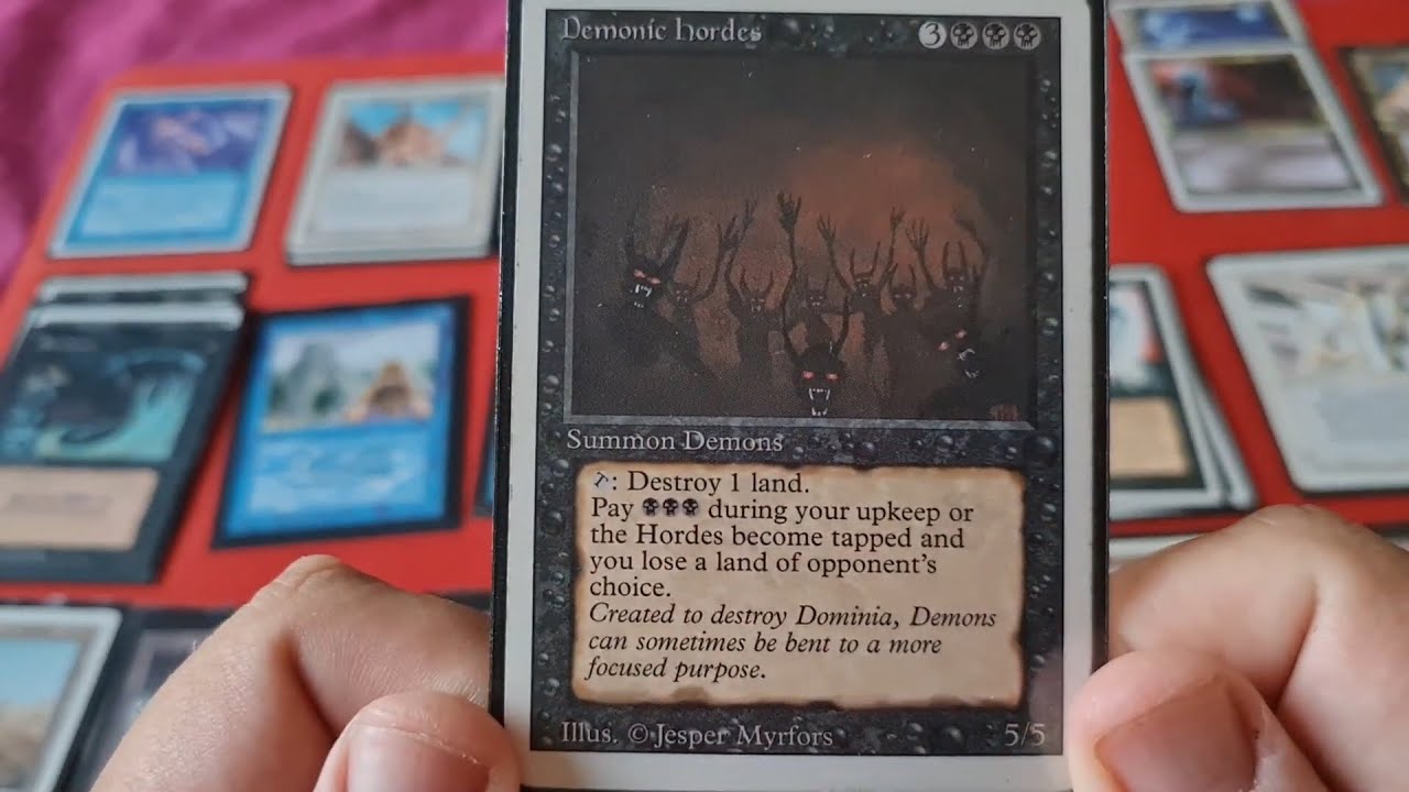 Old School Magic 93/94 - WUB Reanimator Deck Tech and Gameplay vs The Deck