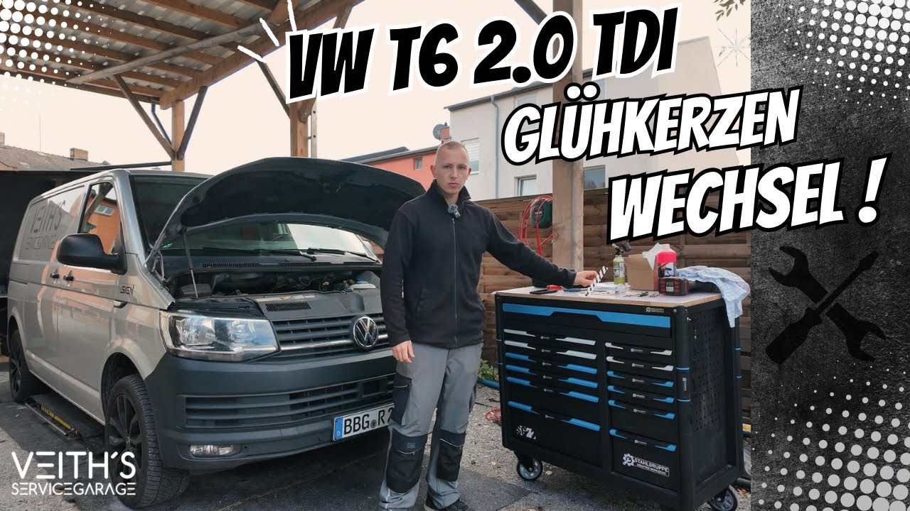 VW T6 2.0 TDI Glühkerzen-wechsel Tutorial