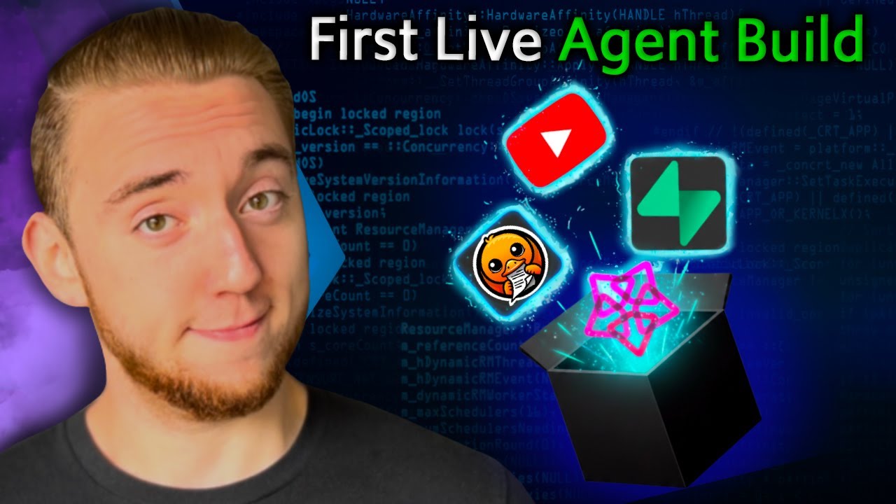First LIVE Agent Build - Fullstack RAG Agent for YouTube Content
