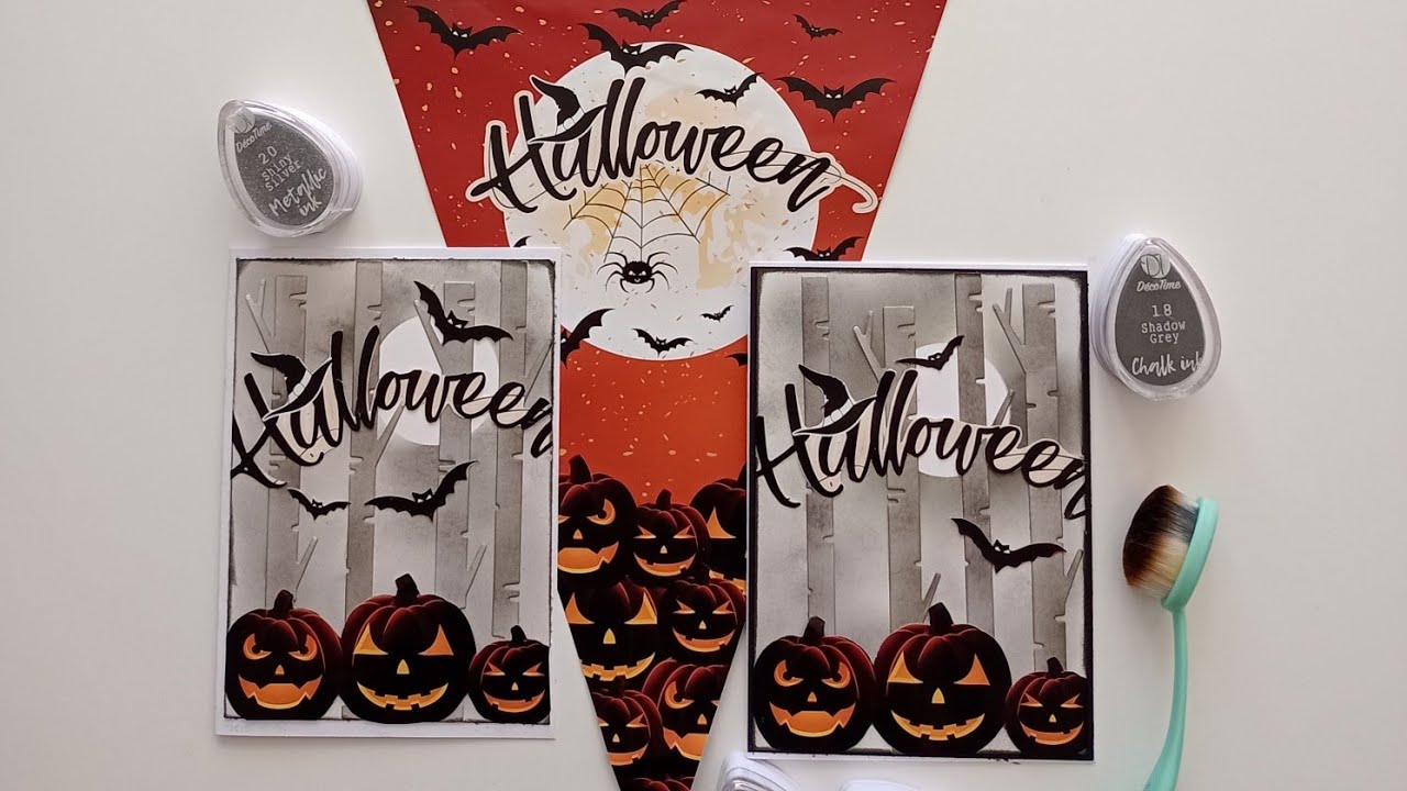 TUTO CARTE HALLOWEEN 100 % ACTION #2