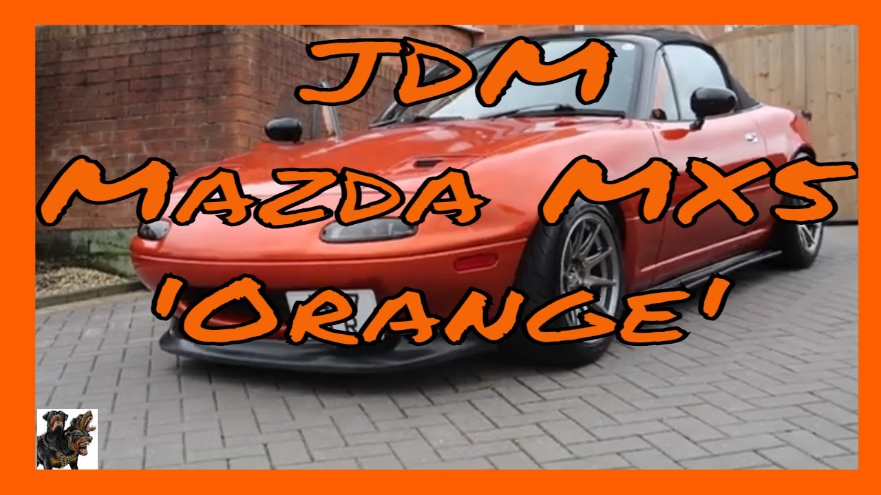Mazda MX5 'Orange' JDM #mx5